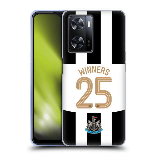 Newcastle United Football Club 2025 Cup Winners Home Kit Soft Gel Case for OPPO A57s