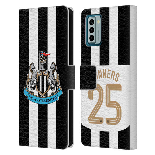 Newcastle United Football Club 2025 Cup Winners Home Kit Leather Book Wallet Case Cover For Nokia G42