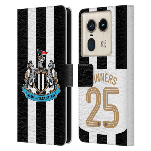 Newcastle United Football Club 2025 Cup Winners Home Kit Leather Book Wallet Case Cover For Motorola Edge 50 Ultra/X50 Ultra