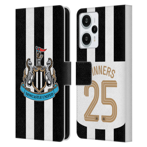 Newcastle United Football Club 2025 Cup Winners Home Kit Leather Book Wallet Case Cover For Xiaomi Redmi Note 12T