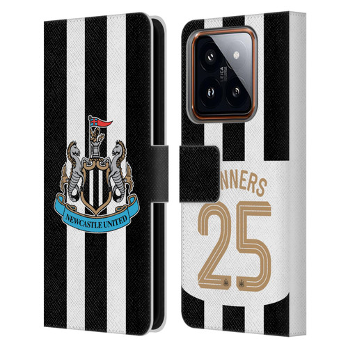 Newcastle United Football Club 2025 Cup Winners Home Kit Leather Book Wallet Case Cover For Xiaomi 14