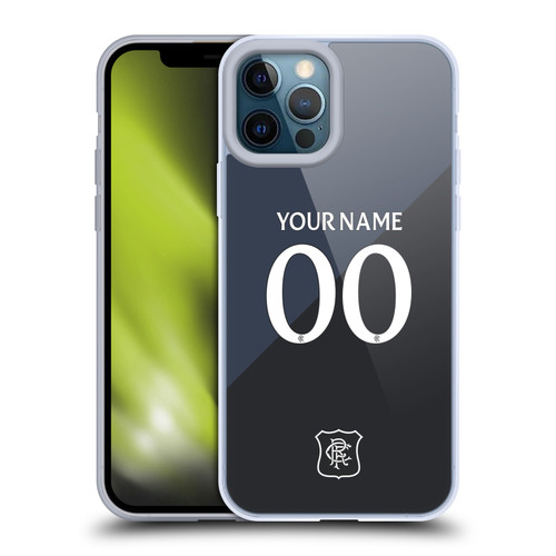 Custom Customised Personalised Rangers FC 2025/26 Kit Third Soft Gel Case for Apple iPhone 12 Pro Max