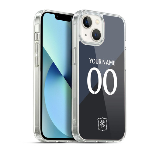Custom Customised Personalised Rangers FC 2025/26 Kit Third Soft Gel Case for Apple iPhone 13