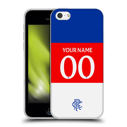 Custom Customised Personalised Rangers FC 2025/26 Kit Away Soft Gel Case for Apple iPhone 5c