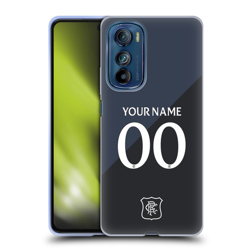 Custom Customised Personalised Rangers FC 2025/26 Kit Third Soft Gel Case for Motorola Edge 30