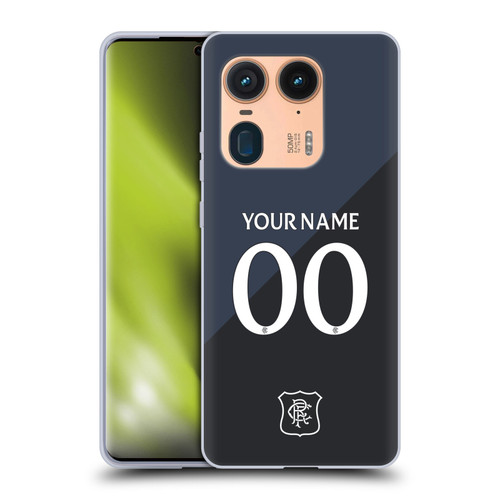 Custom Customised Personalised Rangers FC 2025/26 Kit Third Soft Gel Case for Motorola Edge 50 Ultra/X50 Ultra