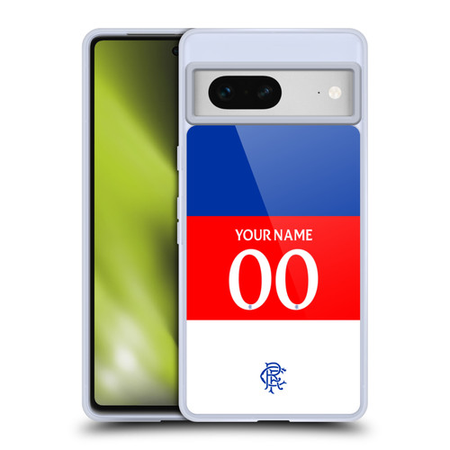 Custom Customised Personalised Rangers FC 2025/26 Kit Away Soft Gel Case for Google Pixel 7