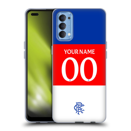 Custom Customised Personalised Rangers FC 2025/26 Kit Away Soft Gel Case for OPPO Reno 4 5G Custom Customised Personalised Rangers FC 2025/26 Kit Away Soft Gel Case for OPPO Reno 4 5G