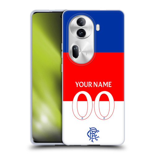 Custom Customised Personalised Rangers FC 2025/26 Kit Away Soft Gel Case for OPPO Reno11 Pro