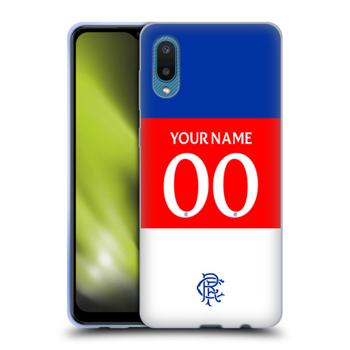 Custom Customised Personalised Rangers FC 2025/26 Kit Away Soft Gel Case for Samsung Galaxy A02/M02 (2021) Custom Customised Personalised Rangers FC 2025/26 Kit Away Soft Gel Case for Samsung Galaxy A02/M02 (2021)