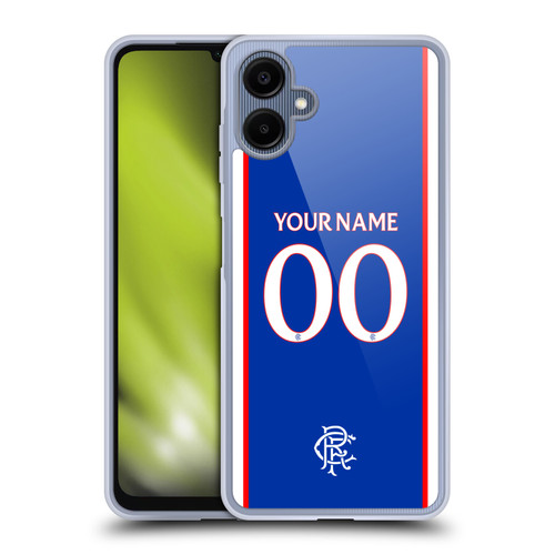 Custom Customised Personalised Rangers FC 2025/26 Kit Home Soft Gel Case for Samsung Galaxy A06 4G