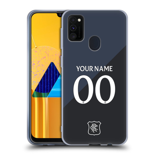 Custom Customised Personalised Rangers FC 2025/26 Kit Third Soft Gel Case for Samsung Galaxy M30s (2019)/M21 (2020)