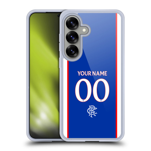 Custom Customised Personalised Rangers FC 2025/26 Kit Home Soft Gel Case for Samsung Galaxy S25