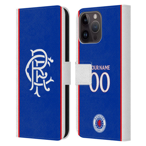 Custom Customised Personalised Rangers FC 2025/26 Kit Home Leather Book Wallet Case Cover For Apple iPhone 15 Pro Max Custom Customised Personalised Rangers FC 2025/26 Kit Home Leather Book Wallet Case Cover For Apple iPhone 15 Pro Max