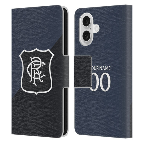 Custom Customised Personalised Rangers FC 2025/26 Kit Third Leather Book Wallet Case Cover For Apple iPhone 16 Custom Customised Personalised Rangers FC 2025/26 Kit Third Leather Book Wallet Case Cover For Apple iPhone 16