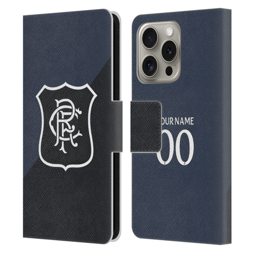 Custom Customised Personalised Rangers FC 2025/26 Kit Third Leather Book Wallet Case Cover For Apple iPhone 16 Pro Custom Customised Personalised Rangers FC 2025/26 Kit Third Leather Book Wallet Case Cover For Apple iPhone 16 Pro
