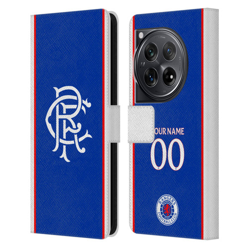Custom Customised Personalised Rangers FC 2025/26 Kit Home Leather Book Wallet Case Cover For OnePlus 12 Custom Customised Personalised Rangers FC 2025/26 Kit Home Leather Book Wallet Case Cover For OnePlus 12
