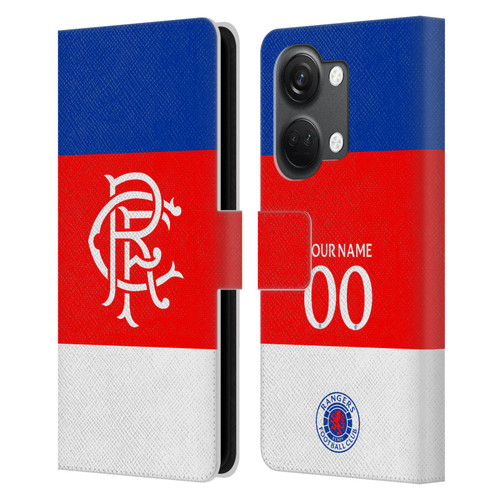 Custom Customised Personalised Rangers FC 2025/26 Kit Away Leather Book Wallet Case Cover For OnePlus Nord 3 5G Custom Customised Personalised Rangers FC 2025/26 Kit Away Leather Book Wallet Case Cover For OnePlus Nord 3 5G