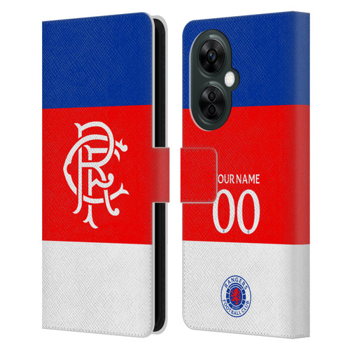 Custom Customised Personalised Rangers FC 2025/26 Kit Away Leather Book Wallet Case Cover For OnePlus Nord CE 3 Lite 5G Custom Customised Personalised Rangers FC 2025/26 Kit Away Leather Book Wallet Case Cover For OnePlus Nord CE 3 Lite 5G