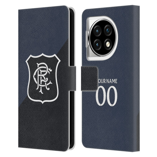 Custom Customised Personalised Rangers FC 2025/26 Kit Third Leather Book Wallet Case Cover For OPPO OnePlus Ace 3 5G