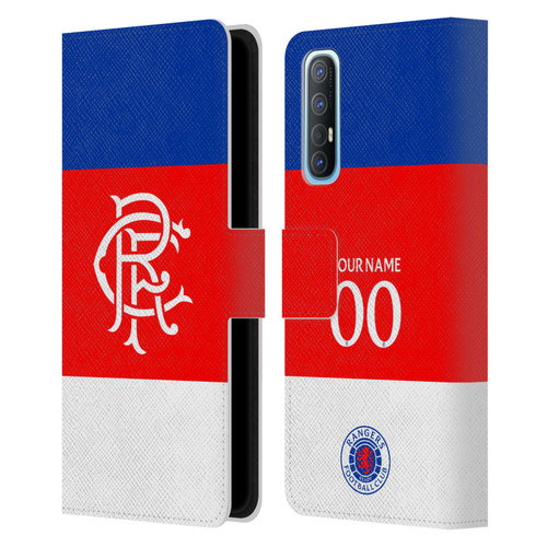 Custom Customised Personalised Rangers FC 2025/26 Kit Away Leather Book Wallet Case Cover For OPPO Find X2 Neo 5G Custom Customised Personalised Rangers FC 2025/26 Kit Away Leather Book Wallet Case Cover For OPPO Find X2 Neo 5G