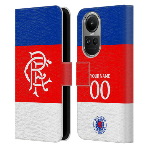 Custom Customised Personalised Rangers FC 2025/26 Kit Away Leather Book Wallet Case Cover For OPPO Reno10 5G / Reno10 Pro 5G Custom Customised Personalised Rangers FC 2025/26 Kit Away Leather Book Wallet Case Cover For OPPO Reno10 5G / Reno10 Pro 5G