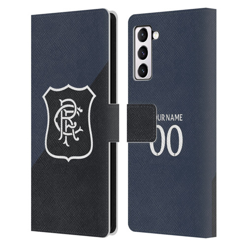 Custom Customised Personalised Rangers FC 2025/26 Kit Third Leather Book Wallet Case Cover For Samsung Galaxy S21+ 5G