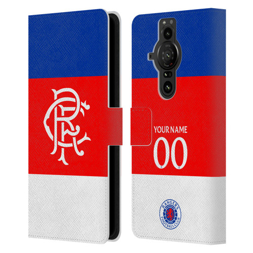 Custom Customised Personalised Rangers FC 2025/26 Kit Away Leather Book Wallet Case Cover For Sony Xperia Pro-I Custom Customised Personalised Rangers FC 2025/26 Kit Away Leather Book Wallet Case Cover For Sony Xperia Pro-I