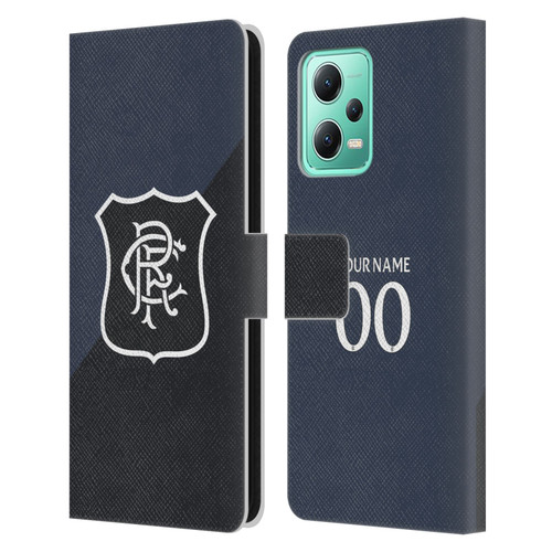 Custom Customised Personalised Rangers FC 2025/26 Kit Third Leather Book Wallet Case Cover For Xiaomi Redmi Note 12 5G