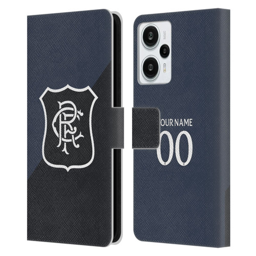 Custom Customised Personalised Rangers FC 2025/26 Kit Third Leather Book Wallet Case Cover For Xiaomi Redmi Note 12T