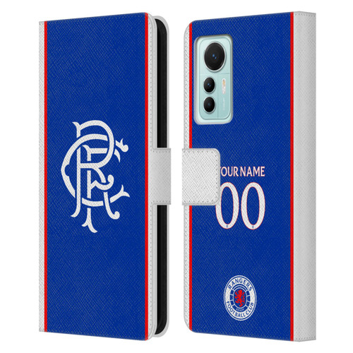 Custom Customised Personalised Rangers FC 2025/26 Kit Home Leather Book Wallet Case Cover For Xiaomi 12 Lite