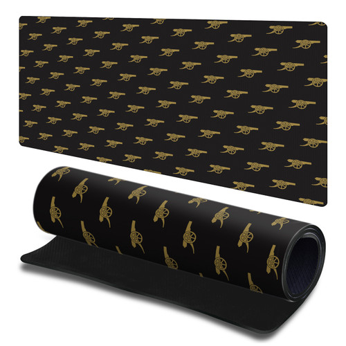 Arsenal FC Crest Logo & Patterns Gunners Gaming Office Desk PC Keyboard Mouse Mat Pad 23.62 x 11.81 x 0.12 inches (600 x 300 mm) - L