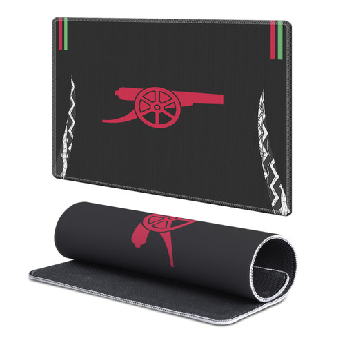 Arsenal FC 2024/25 Crest Kit And Players Away Gaming Office Desk PC Keyboard Mouse Mat Pad 9.84 x 11.81 x 0.12 inches (250 x 300 mm) - S