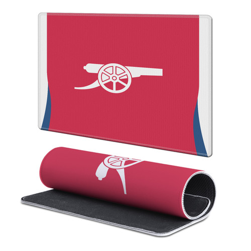 Arsenal FC 2024/25 Crest Kit And Players Home Gaming Office Desk PC Keyboard Mouse Mat Pad 9.84 x 11.81 x 0.12 inches (250 x 300 mm) - S