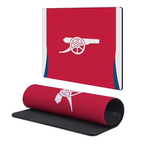 Arsenal FC 2024/25 Crest Kit And Players Home Gaming Office Desk PC Keyboard Mouse Mat Pad 9.84 x 11.81 x 0.12 inches (250 x 300 mm) - S