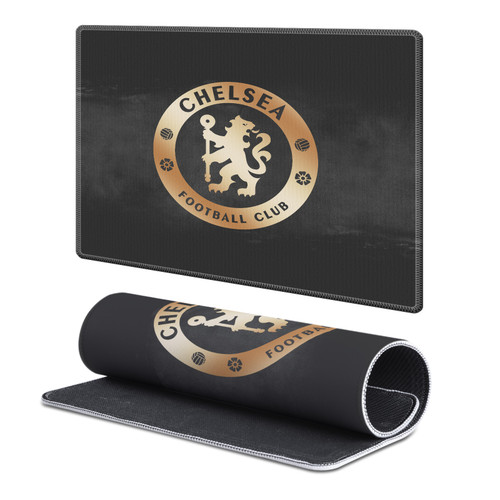 Chelsea Football Club Crest Logo Black Gaming Office Desk PC Keyboard Mouse Mat Pad - S