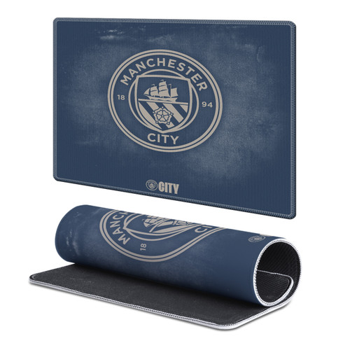 Manchester City Man City FC Crest Logo Navy Blue Gaming Office Desk PC Keyboard Mouse Mat Pad - S