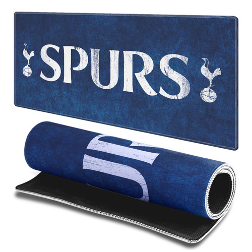 Tottenham Hotspur F.C. Logo Art Distressed Gaming Office Desk PC Keyboard Mouse Mat Pad - L