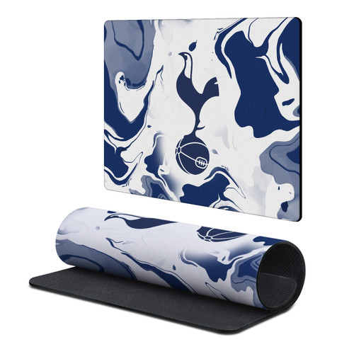 Tottenham Hotspur F.C. Logo Art Blue & White Marble Gaming Office Desk PC Keyboard Mouse Mat Pad 9.84 x 11.81 x 0.12 inches (250 x 300 mm) - S