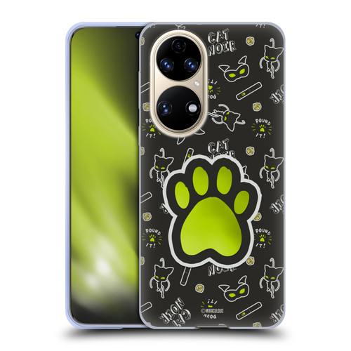 Miraculous Ladybug Character Art And Patterns Cat Noir In Black Soft Gel Case for Huawei P50