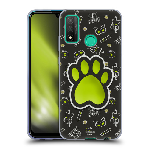 Miraculous Ladybug Character Art And Patterns Cat Noir In Black Soft Gel Case for Huawei P Smart (2020)