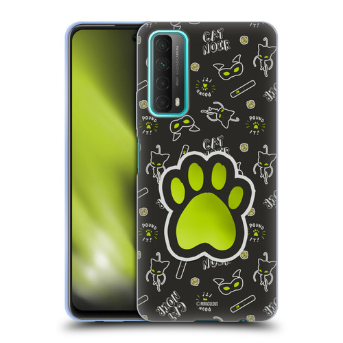 Miraculous Ladybug Character Art And Patterns Cat Noir In Black Soft Gel Case for Huawei P Smart (2021)