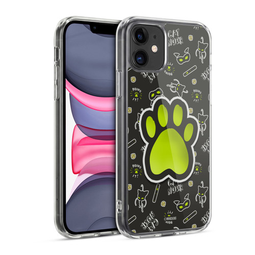 Miraculous Ladybug Character Art And Patterns Cat Noir In Black Soft Gel Case for Apple iPhone 11
