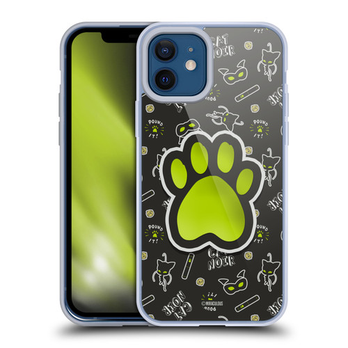 Miraculous Ladybug Character Art And Patterns Cat Noir In Black Soft Gel Case for Apple iPhone 12 / iPhone 12 Pro
