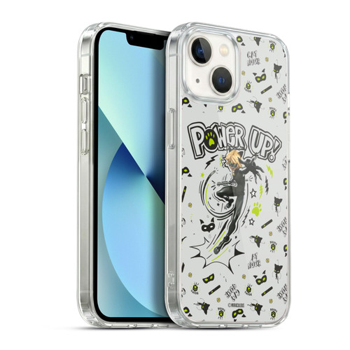 Miraculous Ladybug Character Art And Patterns Cat Noir Soft Gel Case for Apple iPhone 13