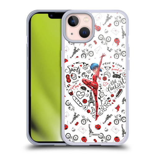 Miraculous Ladybug Character Art And Patterns Ladybug Soft Gel Case for Apple iPhone 13
