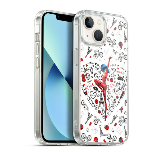Miraculous Ladybug Character Art And Patterns Ladybug Soft Gel Case for Apple iPhone 13