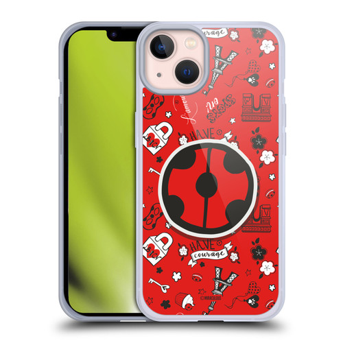Miraculous Ladybug Character Art And Patterns Ladybug In Red Soft Gel Case for Apple iPhone 13