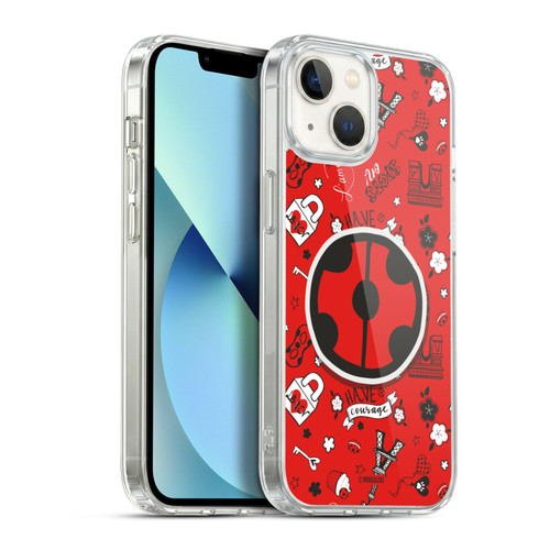 Miraculous Ladybug Character Art And Patterns Ladybug In Rot Soft Gel Case for Apple iPhone 13