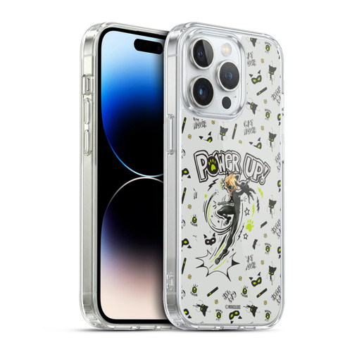 Miraculous Ladybug Character Art And Patterns Cat Noir Soft Gel Case for Apple iPhone 13 Pro & MagSafe
